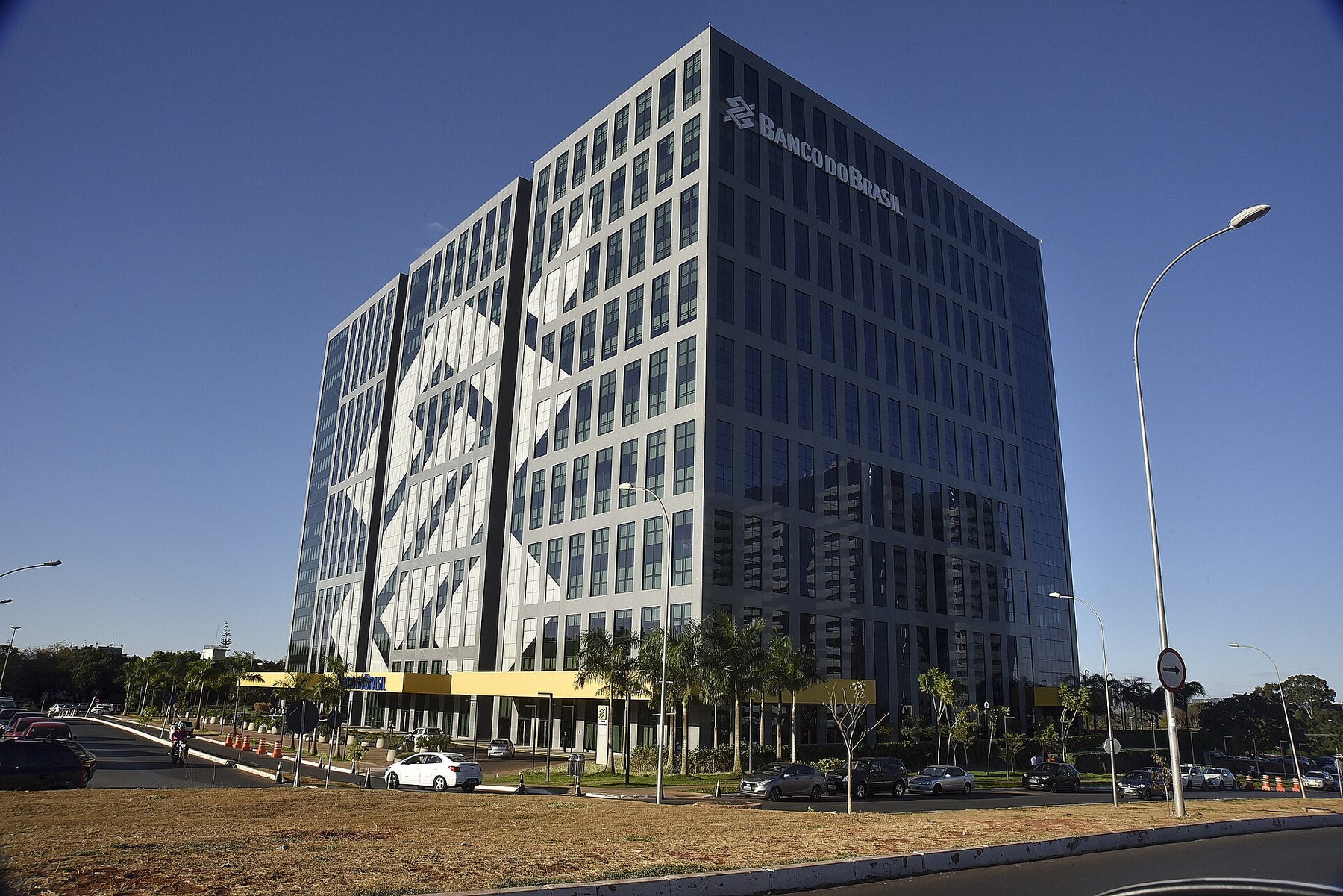 Fachada do edifício-sede do Banco do Brasil, em Brasília