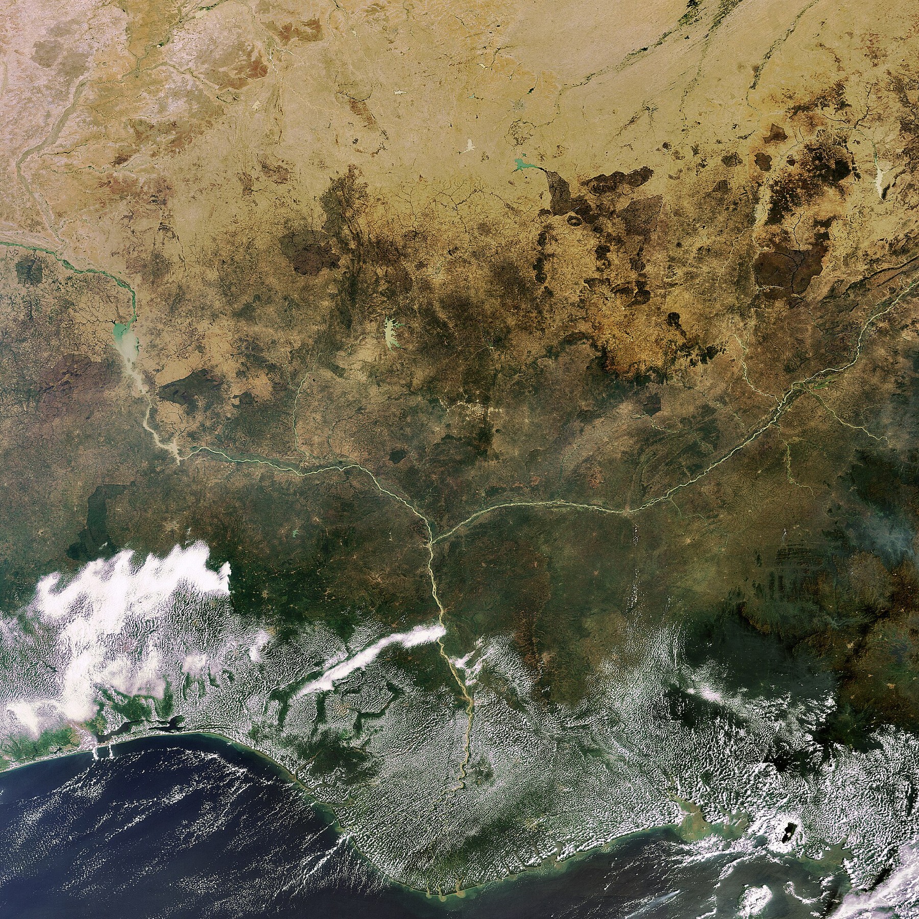 Instalação de petróleo no Delta do Níger, Nigéria