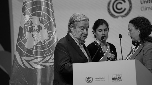António Guterres, secretário-geral da ONU, na COP30