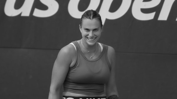 Aryna Sabalenka treinando no US Open